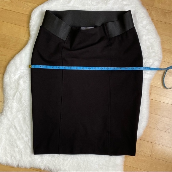SOLD - A Pea in the Pod Black Maternity Pencil Skirt - Picture 3 of 7
